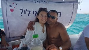 הצעת נישואין מרגשת בים