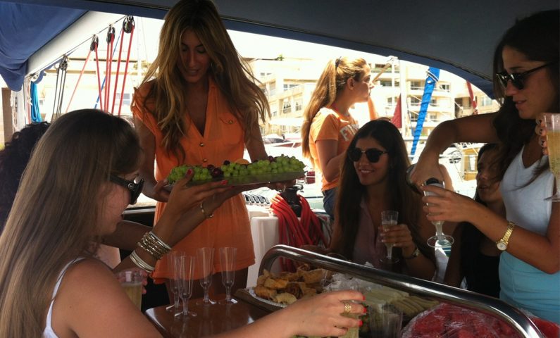 Bachelorette Party in a yacht